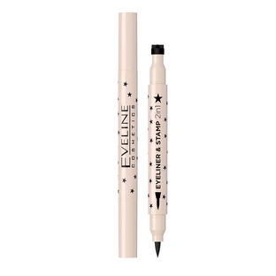 Eveline Cosmetics, Eyeliner mit Stempel 2in1 Nr. 1, Stern, 1 St.