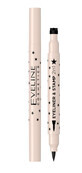 Eveline Cosmetics, Eyeliner with stamp 2in1 no. 1, star, 1 pc