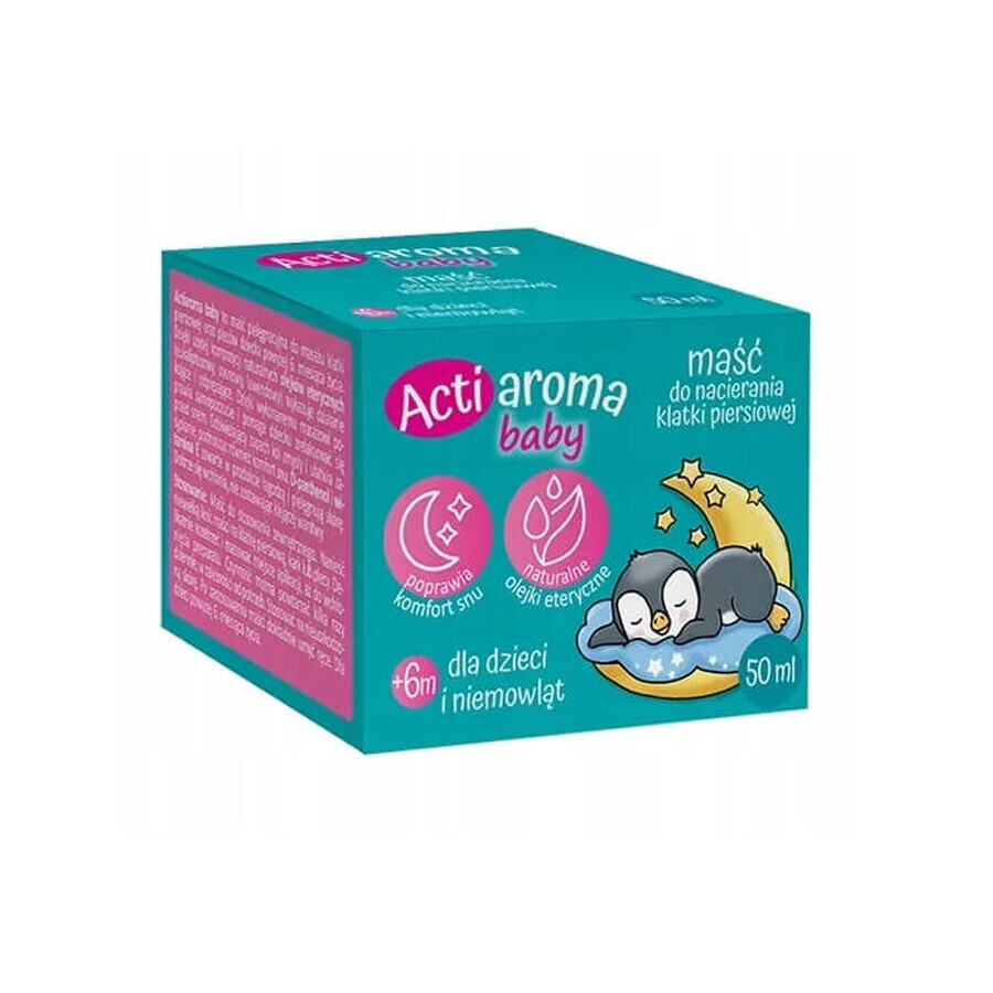 Actiaroma Baby, Frecție toracică 6m+, 50 ml