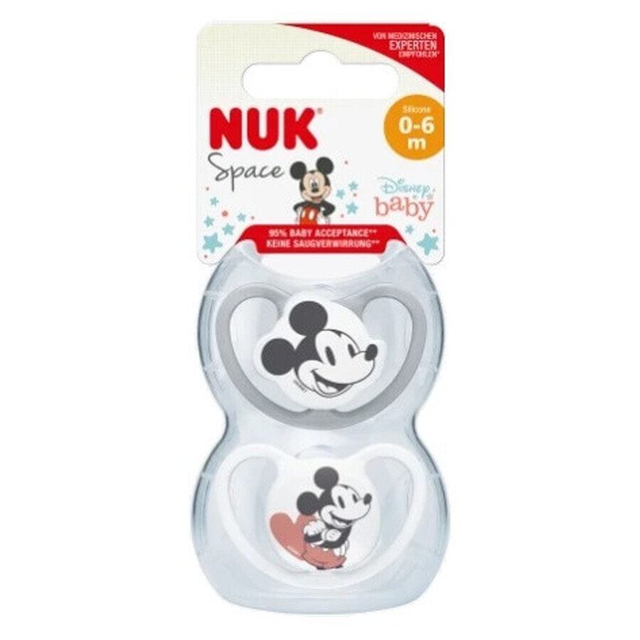 Nuk, Disney, Pacifiers, 0-6m, 2 pieces