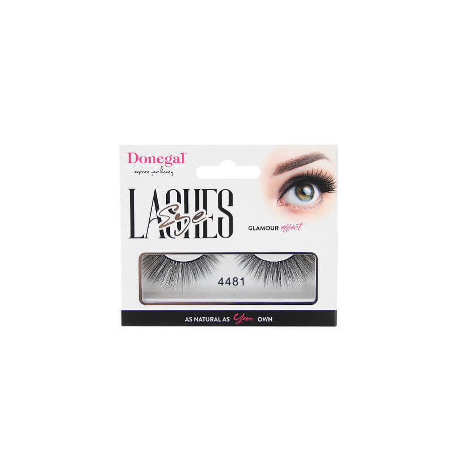 Donegal Eye Lashes Ciglia artificiali con effetto glamour su una striscia 4481