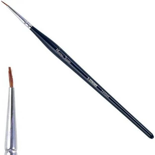 Peggy Sage Pincel de acuarela de 1 pasada Pincel para decoración de uñas, 1 ud.