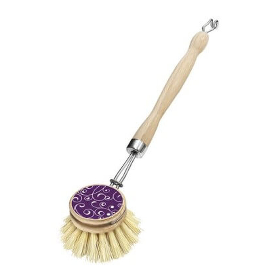 Blink, Cepillo de madera para fregar, morado, 1 ud.