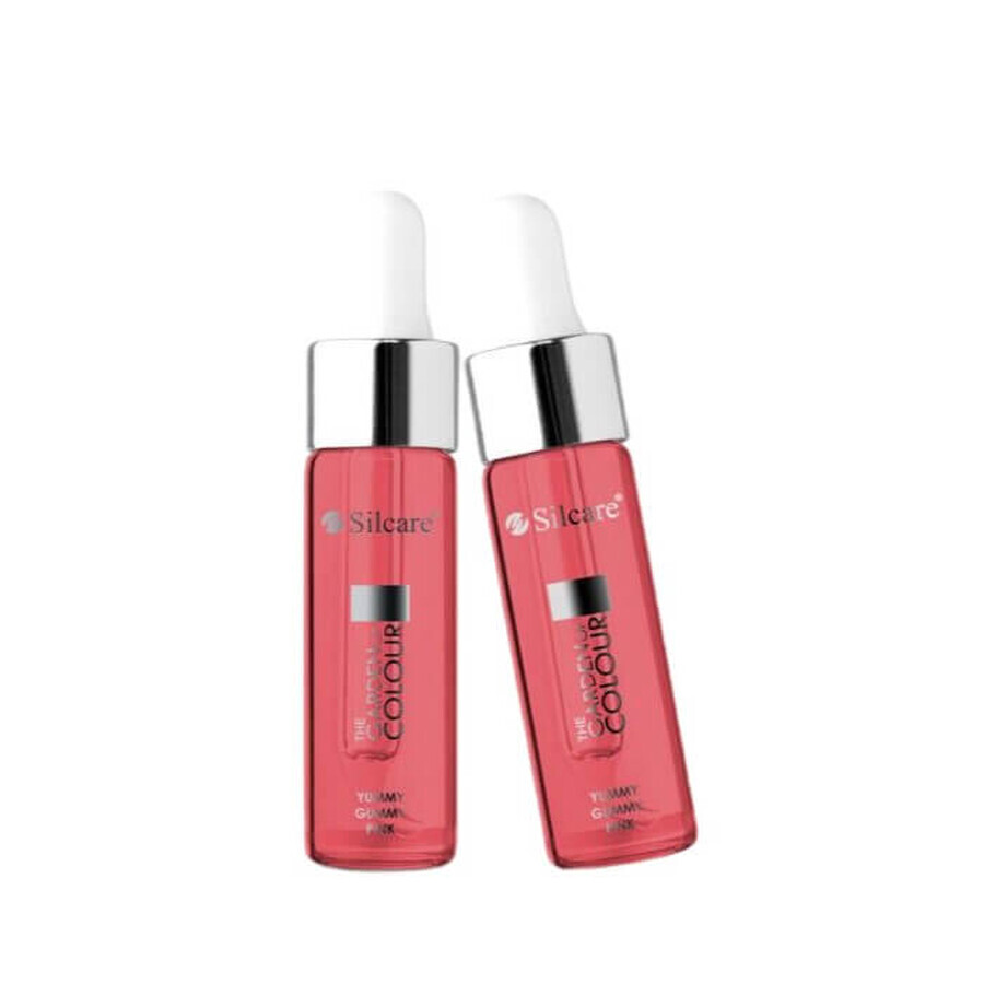 Silcare The Garden of Colour Ulei de unghii Yummy Gummy Pink, 15ml