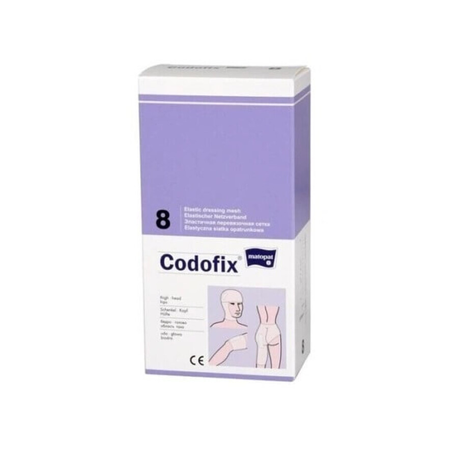 Codofix Plasă elastică de bandaj nr. 6, 5-6,5 cm x 10 m (cap) - Pe termen lung!