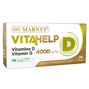 Vitahelp Vitamine D 4000IU, 60 capsules, Marnys