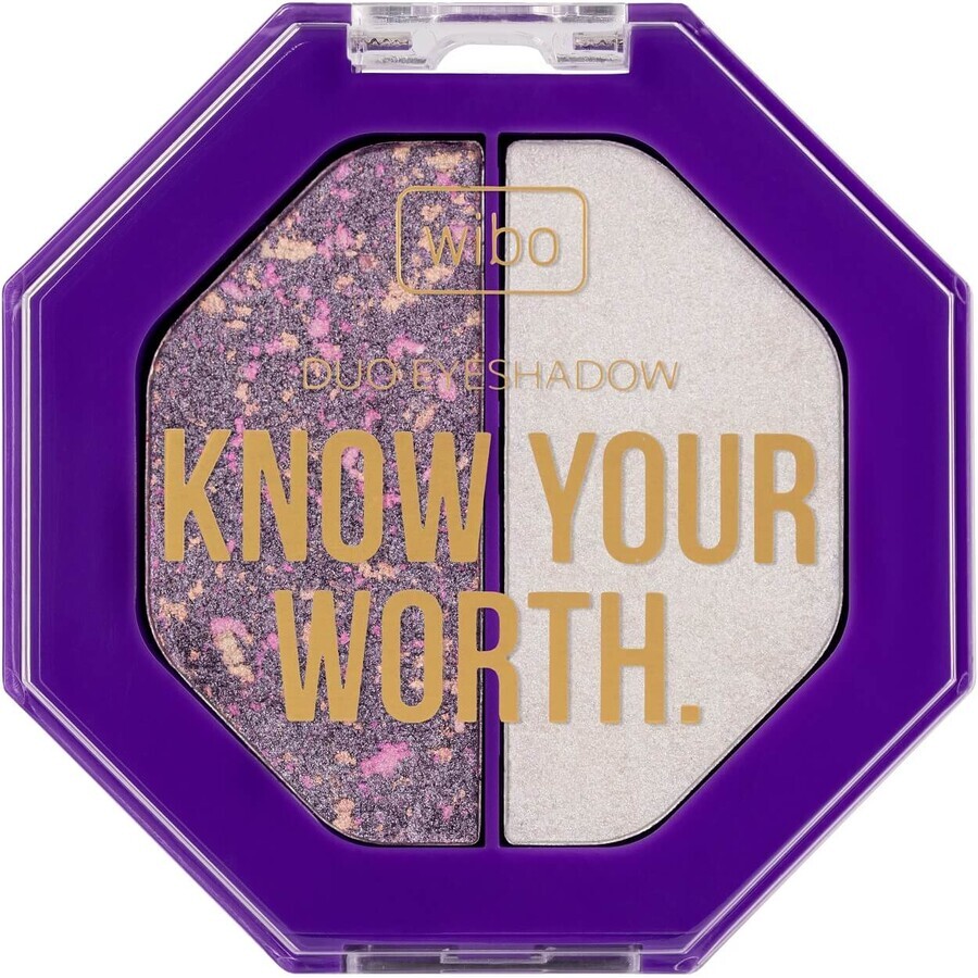 Wibo Know Your Worth Duo Sombras de ojos 1 On My Own, 5g
