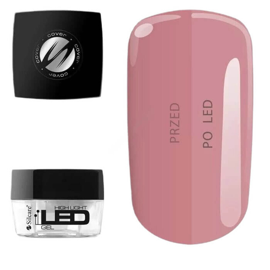 Vernis à ongles monophasé Silcare Cover, 15g