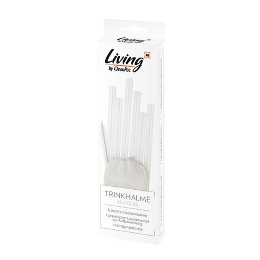 CleanPac, Flessensets, 6 stuks + borstel