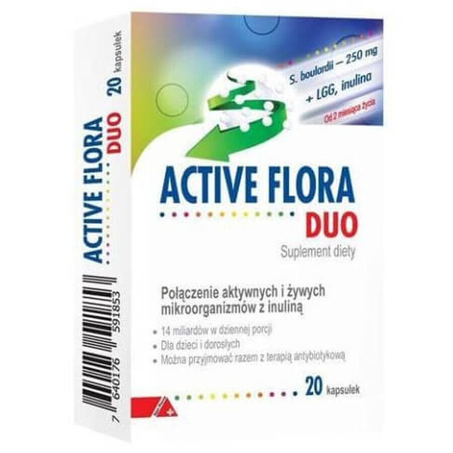 Active Flora DUO, 20 cápsulas