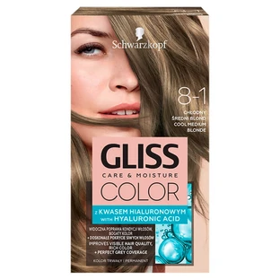 Schwarzkopf Gliss Color Wachsfarbe mit Hyaluronsäure Cool Red Blonde 8-1