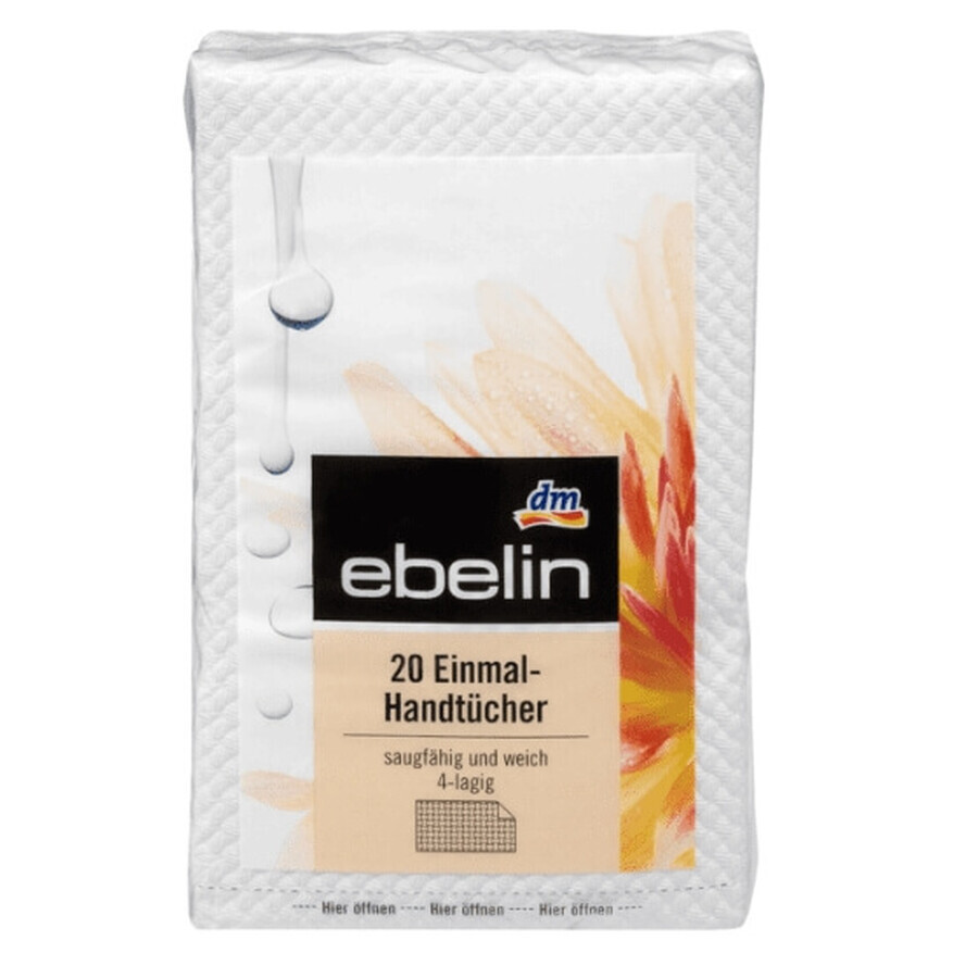 Ebelin, Einweghandtücher, 20 Stück