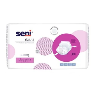 Seni San Plus Extra Anatomische Luiers, 30 stuks - Gaat lang mee!