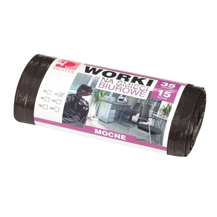 Shop Bratek, Müllsäcke, stark, 35l, 15 Stück Bratek, Müllsäcke, stark, 35l, 15 Stück