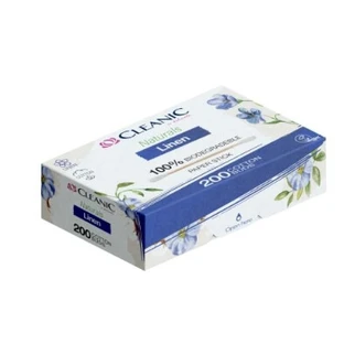 Cleanic Naturals Toallitas de Lino, 200 unidades