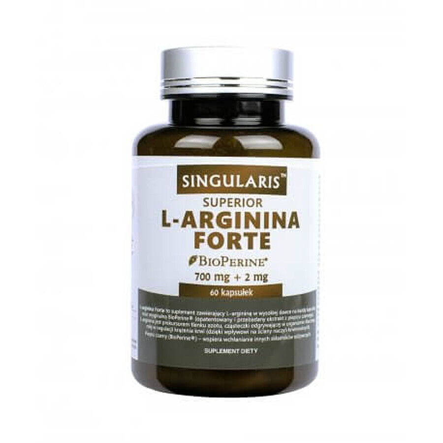 Singularis Superior L-Arginin Forte Bioperine 60 Kapseln