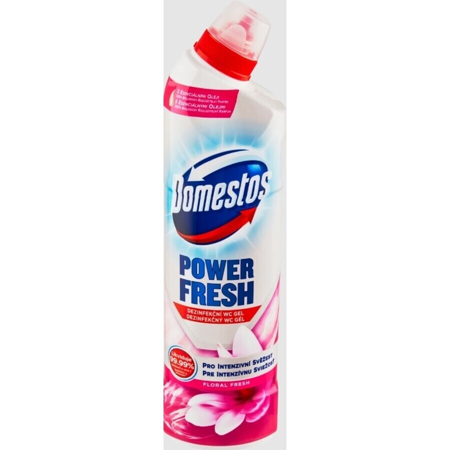 Domestos Power Fresh, Fris Bloemig Toilet, 700 ml