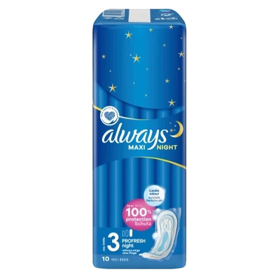 Comprar Always, Maxi night, Compresas higiénicas, 10 unidades Always, Maxi night, Compresas higiénicas, 10 unidades