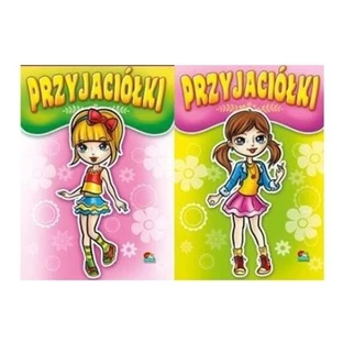 Coloring Book Friends with Stickers