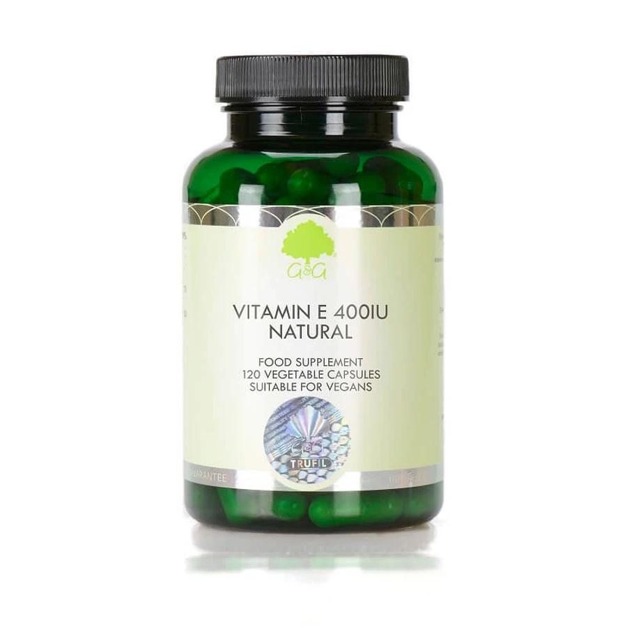 Vitamin E 400UI (Natural D-alpha), 120 capsules, G&G