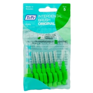TePe, Tandenborstels, groen, 0.8mm, 8 st.