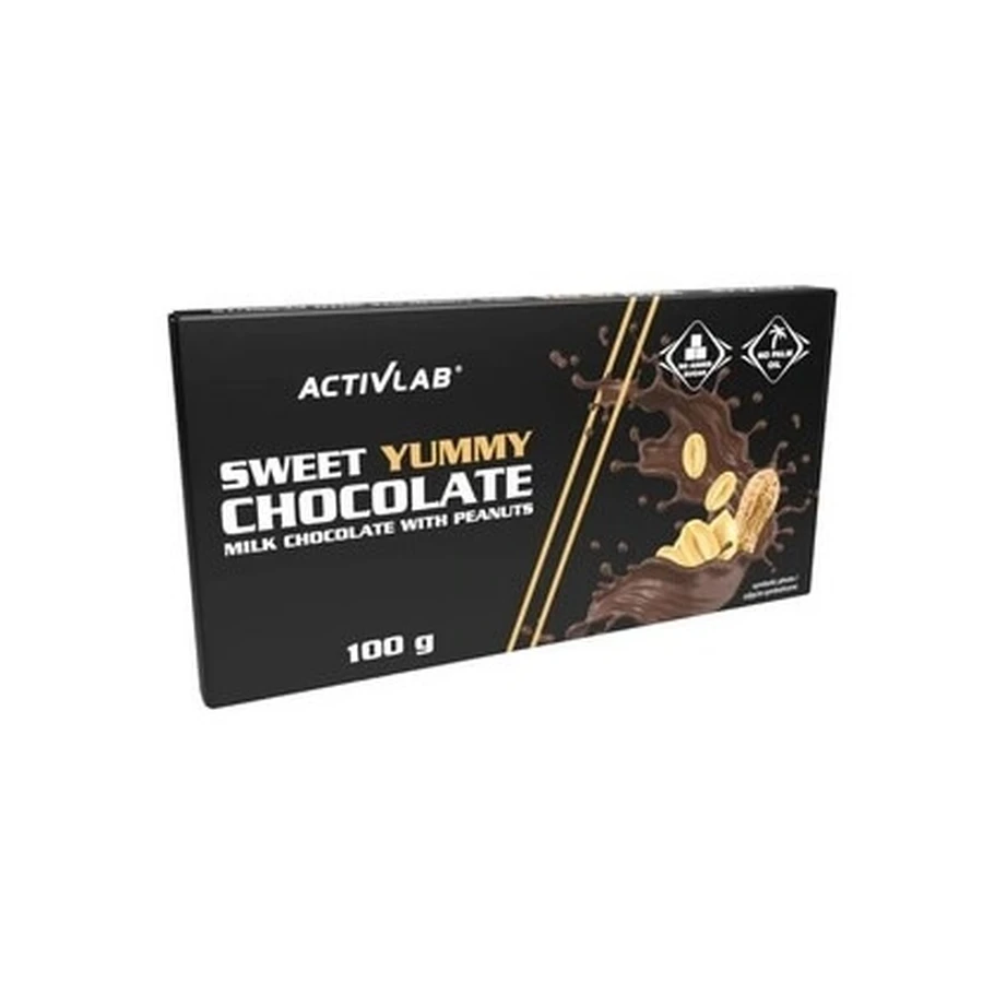 Sweet Yummy Chocolate, Mleczna czekolada z orzechem archaidowym, 100 g: ceny i cechy