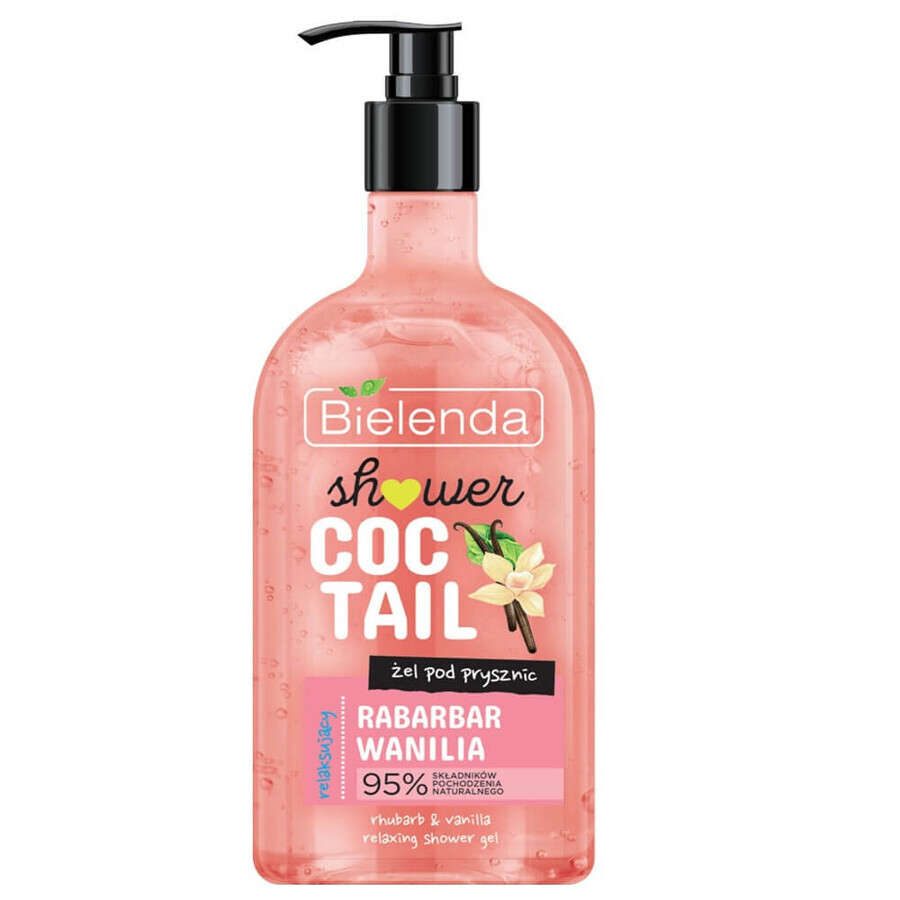 Bielenda Shower Cocktail Relaxing Shower Elixir Rhubarb + Vanilla, 400ml