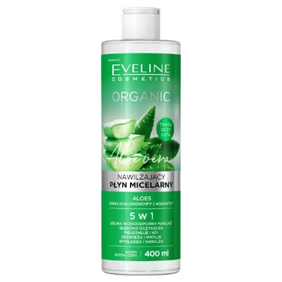 Eveline Cosmetics Nettoyant micellaire hydratant bio à l'aloe vera, 400ml