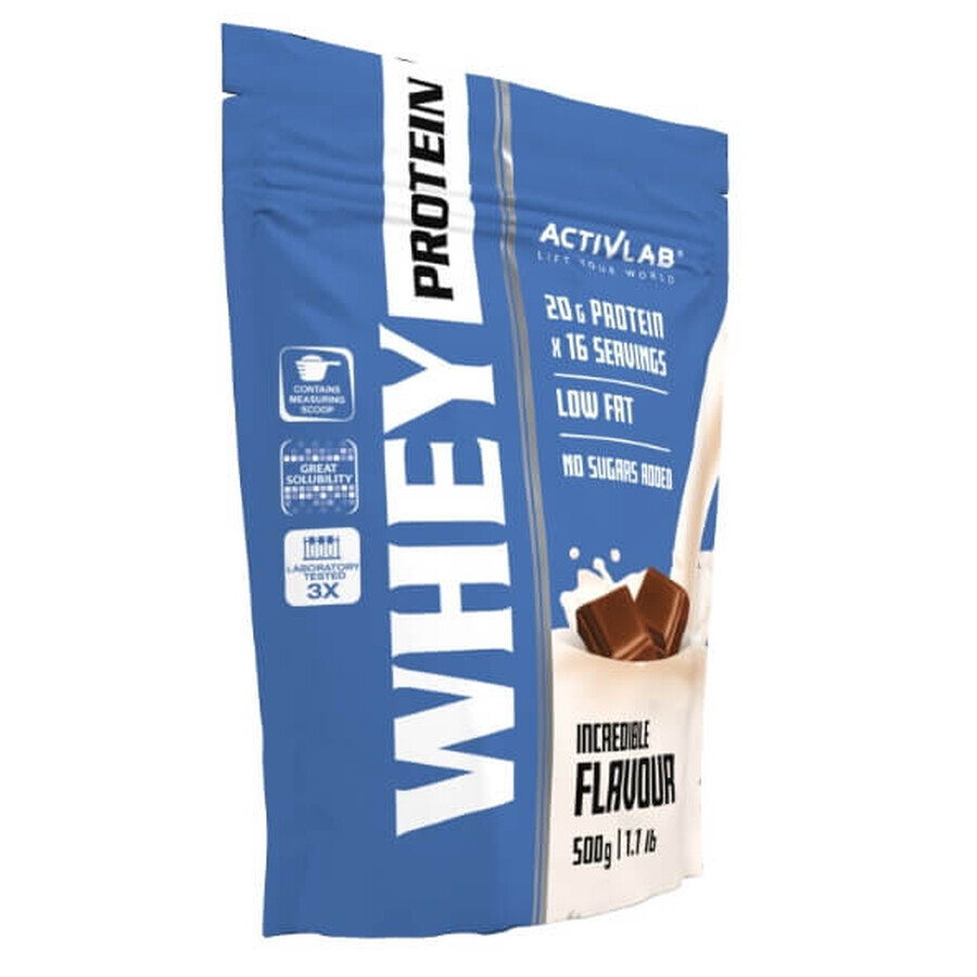 Wei-eiwit chocolade, 500g