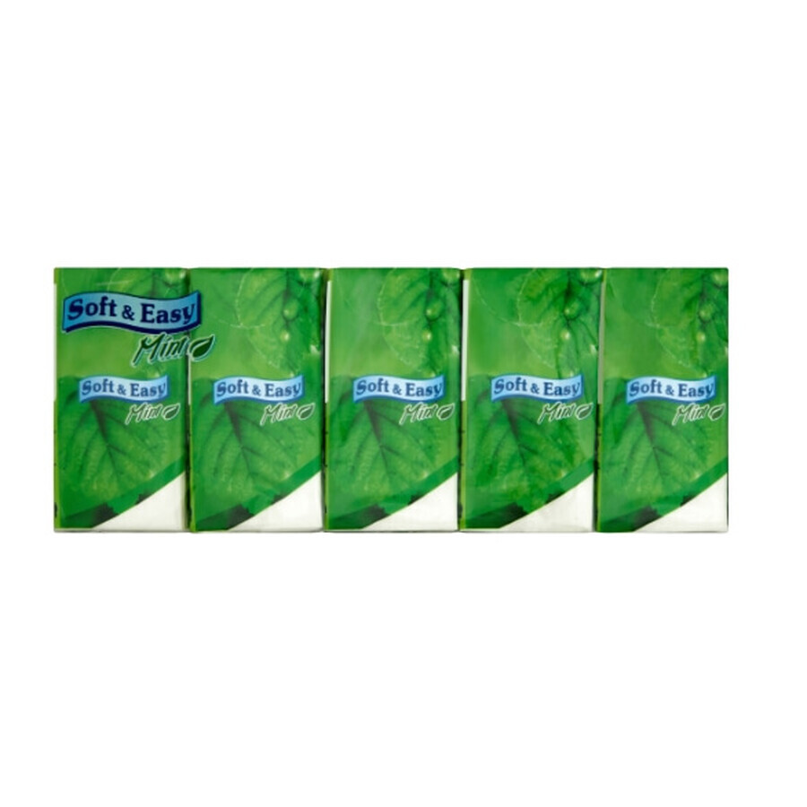 Soft amp; Easy, Mint Wipes, 10 pcs