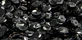Paillettes decorative 6 mm, nero