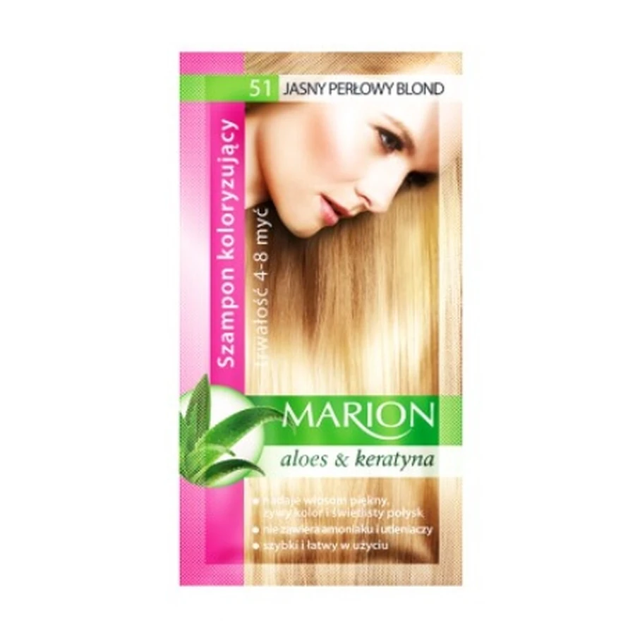 Marion, Coloring shampoo, 51 light blond, 40 ml