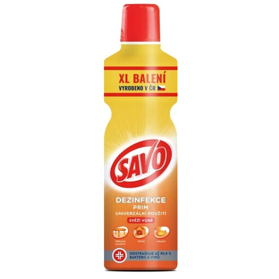 Savo Prim Fresh, Duftendes Desinfektionsmittel, 1,2 l