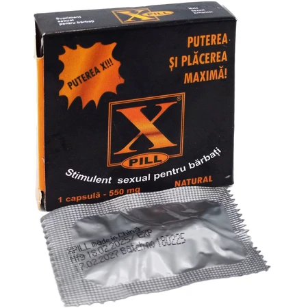 X-Pill, 1 gélule, Sichuan Wolong Pharmaceutical