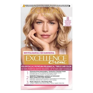L'Oreal Paris Excellence Creme Wax Colour 8 Licht Blond