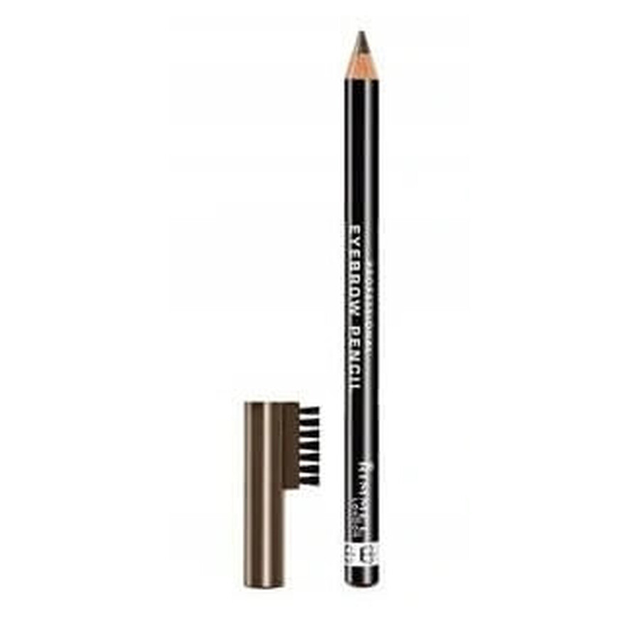 Rimmel Professional Lápiz de cejas con peine 002 Hazel, 1,4 g