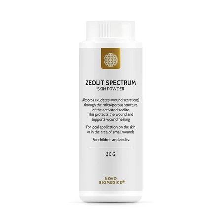 Zeolita Spectrum polvo para uso externo, 30 g, Novo Biomedics
