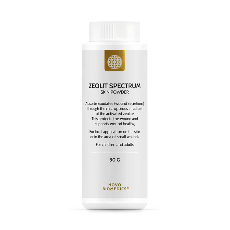 Zeolite Spectrum polvere per uso esterno, 30 g, Novo Biomedics