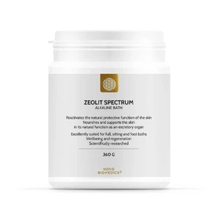 Sal de baño alcalina Zeolite Spectrum, 360 g, Novo Biomedics