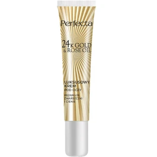 Perfecta 24K Gold amp; Rose Oil Crema de Lujo Antiarrugas para Ojos 15ml