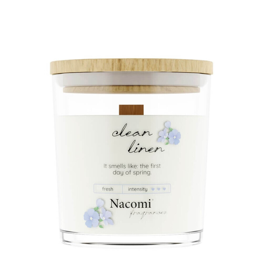 Coroniță de boabe de soia Nacomi Clean Linen, 140g