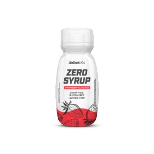 Jarabe Zero Fresa, 320 ml, BioTechUSA