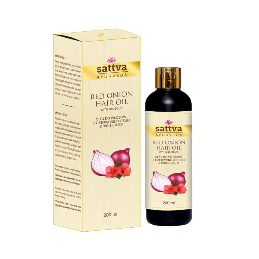 Cumpără Sattva Ceapă roșie ulei de ceară, 200ml Sattva Ceapă roșie ulei de ceară, 200ml