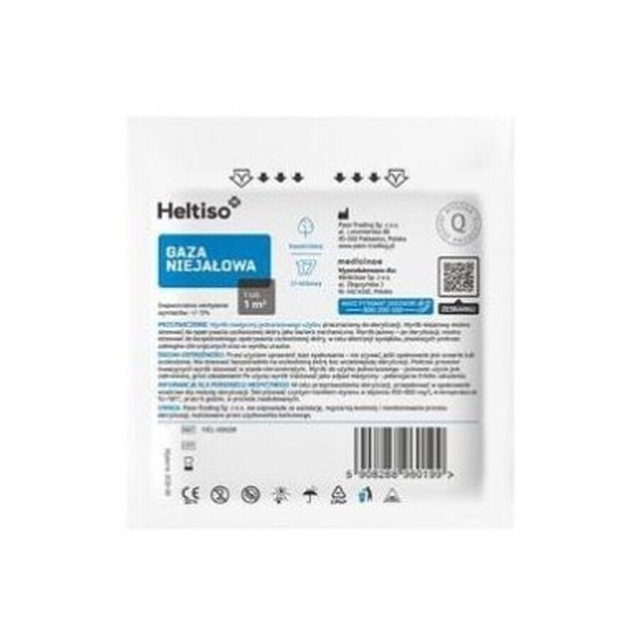 Heltiso, gaze de coton, non-tissé, 17 fils 1 m2, 1 pièc - Longue durée !