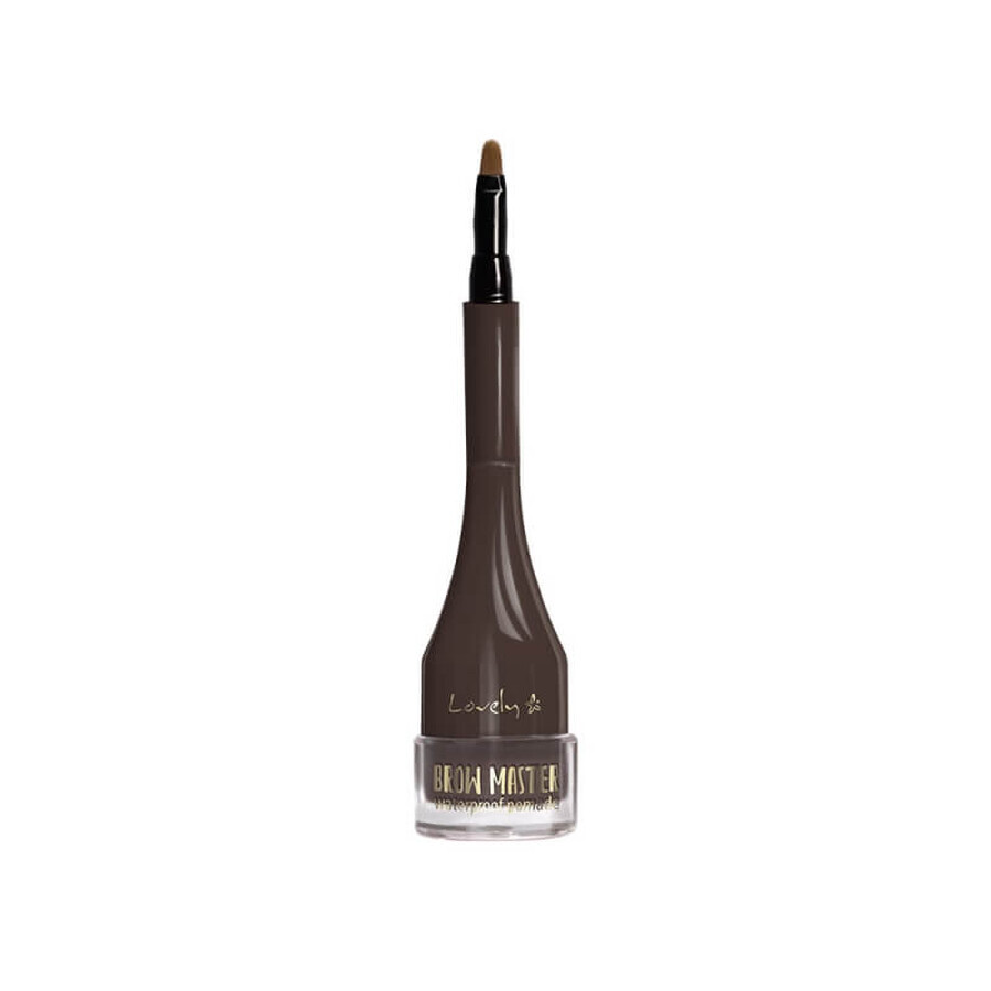 Lovely Brow Master Waterproof Wenkbrauw Pomade 02 Donkerbruin