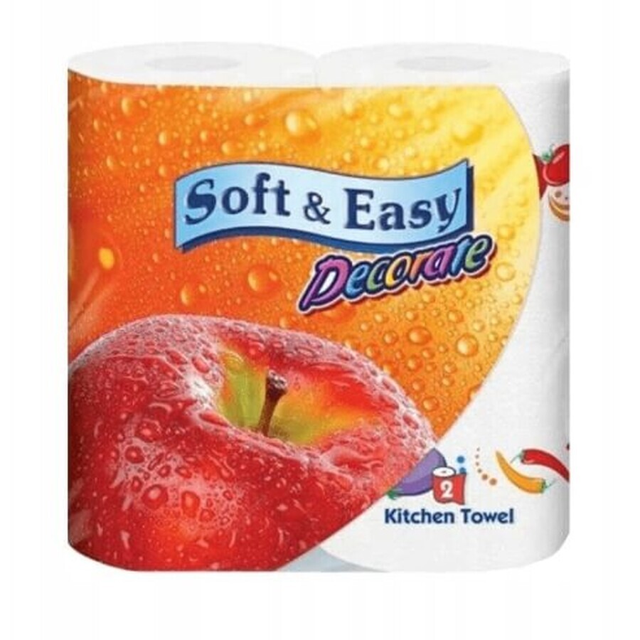 Acquista Soft amp; Easy, asciugamano da cucina, 2 rotoli Soft amp; Easy, asciugamano da cucina, 2 rotoli
