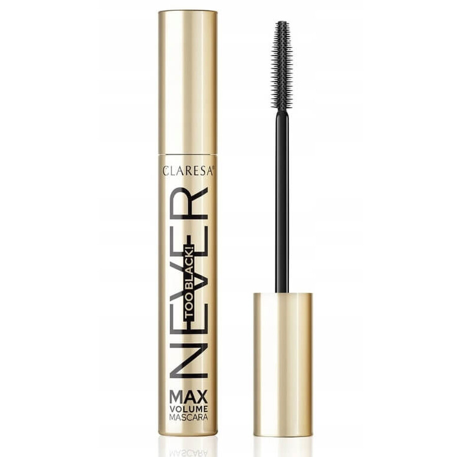 Claresa Mascara mai troppo nero, 10 g
