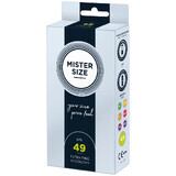 Preservativos Mister Size, 49 mm, 10 unidades