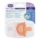 Chicco PhysioForma Luxe silicone pacifier 16-36m Orange, 2 pieces
