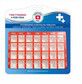 Pill tray, weekly ABC 7 days, 4 times a day, 1 pc